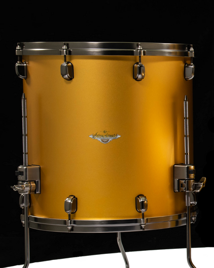 Tama Starclassic Maple 14x14 Floor Tom - Satin Aztec Gold Metallic BN MAF1414USAM