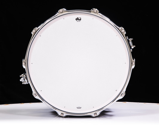 DW Collector's Series 8x14 Snare Drum Black Burst Over Monkey Pod