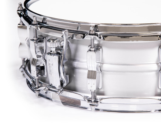 Ludwig Acrolite 5x14 Brushed Aluminum Snare LM404C10