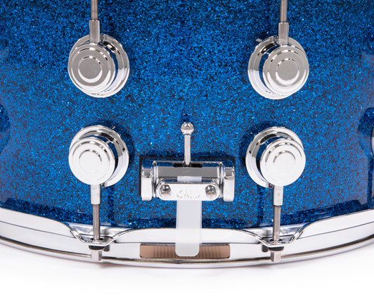 DW Collector's 7x14 SSC Maple Snare - Blue Glass with Chrome