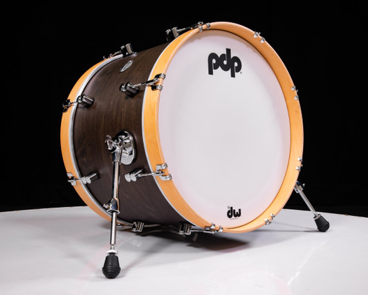 PDP Concept Classic 14x20 Bass Drum Walnut w/Natural Hoops