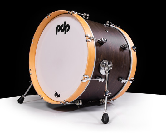 PDP Concept Classic 14x20 Bass Drum Walnut w/Natural Hoops