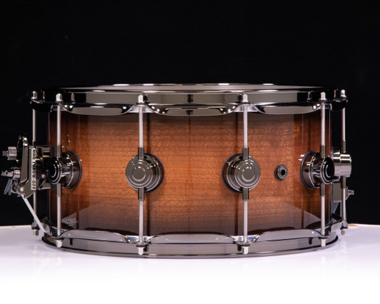 DW Collector's 7x14 SSC Maple Snare - Twisted Black Oyster