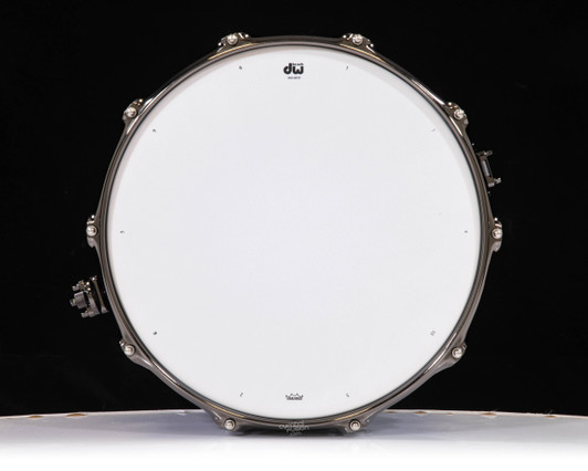 DW Collector's Maple 8x14 Snare - Purple Glass w/ Black Nickel