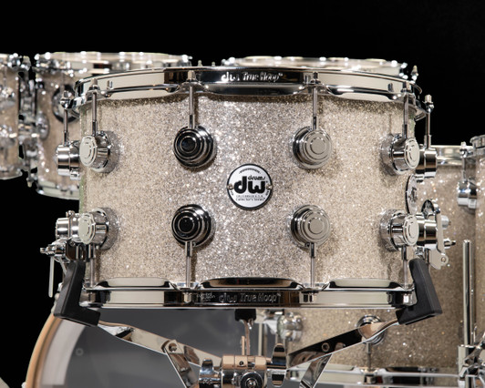 DW Collector's 7pc Maple SSC Shells Broken Glass w/ Chrome