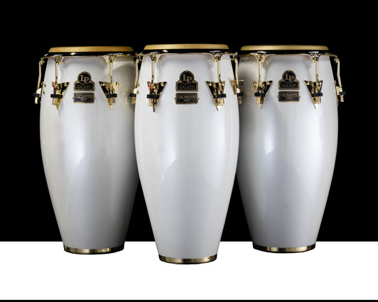 LP Limited Edition Mango Conga Set - Pearl White w/ Gold (LPMANGO-PWGOLD)