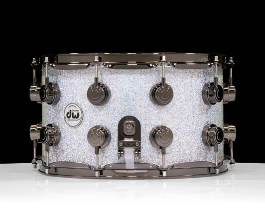 DW Collector's 8x14 M/M Diamond Nebula Snare - Black Nickel