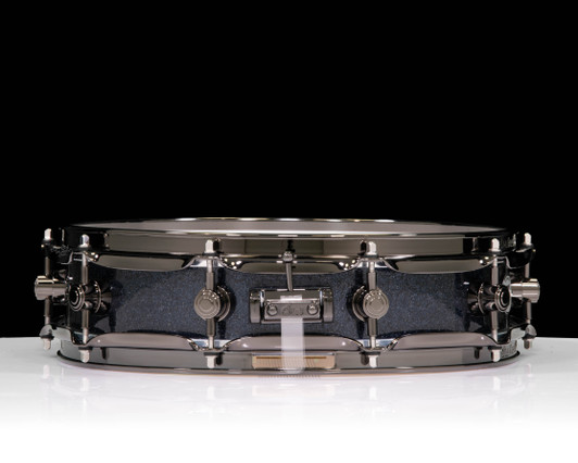 DW Collector's SSC Maple 3.14x14 Pi Snare - Gun Metal Glass w/ Black Nickel HW