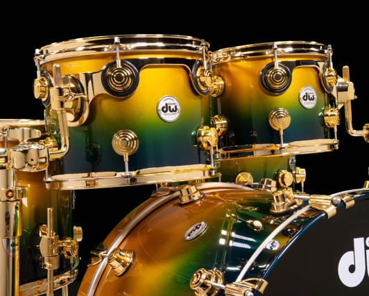 DW Collector's Series 6pc M/M Solid Royal Blue to Vegas Gold Fade