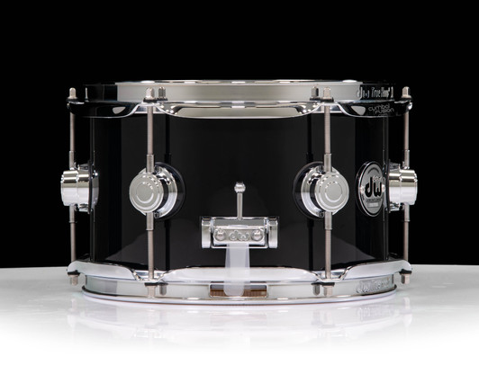 DW Collector's 6x10 SSC Maple Snare - Gloss Black w/Chrome