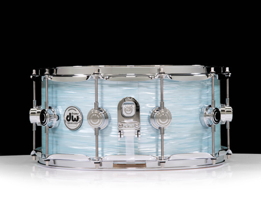 DW Collector's 6.5x14 SSC Maple Snare - Pale Blue Oyster