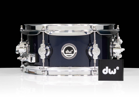 DWe 5x10 Midnight Blue Metallic Snare Drum Bundle (Drum, Hub and Software)