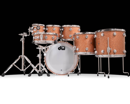 DW Collector's 7pc Maple Mahogany Shell Pack - Champagne Glass