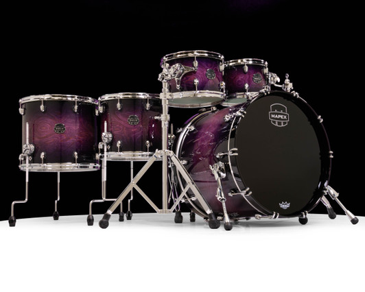 Mapex Saturn VI 5pc Studioease Shell Pack - Purple Burst