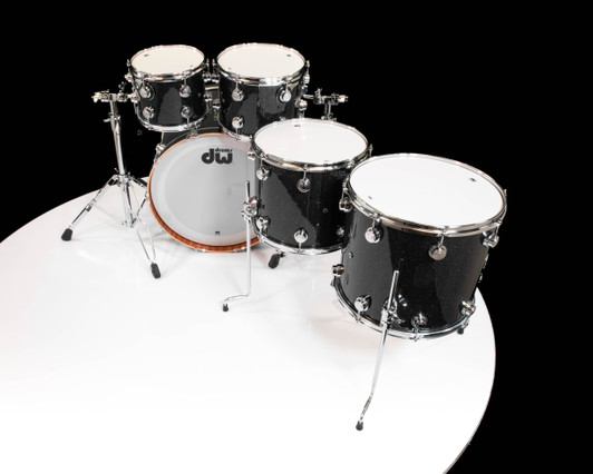 DW Collector's 5pc Maple Mahogany Kit - Black Ice