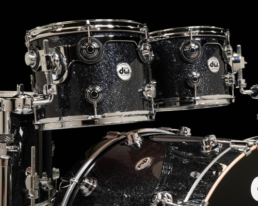 DW Collector's 5pc Maple Mahogany Kit - Black Ice