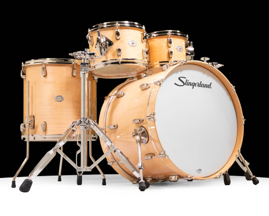 Slingerland 5PC Studio King, 10/12/16/22/14SD, Ventura Sand, Nickel HW