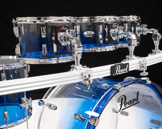 Pearl Crystal Beat 6-Piece Shell Pack – Glacier Fade (8/10/12/14/16/22) closeup toms