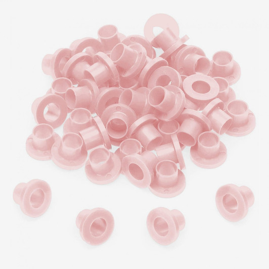 100 pink nylon tension rod washers