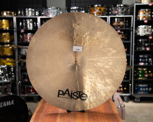 Used Paiste 24" Masters Thin Cymbal back view