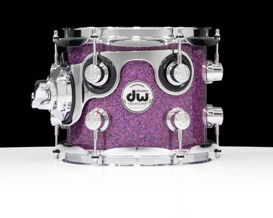 DW Performance Series 7x8 Tom Purple Drift front view