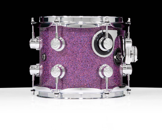 DW Performance Series 7x8 Tom Purple Drift back view