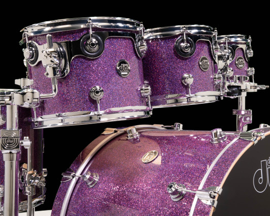 DW Performance Series Kit Builder - Purple Drift closeup