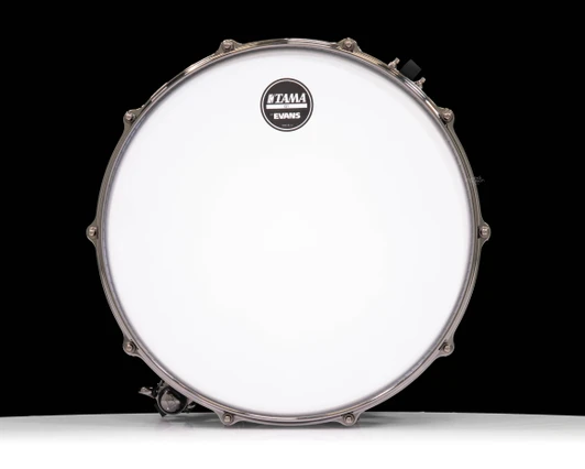 Tama Starclassic Walnut/Birch 6.5x14 Snare Drum – Crimson Sapphire Cascade top view