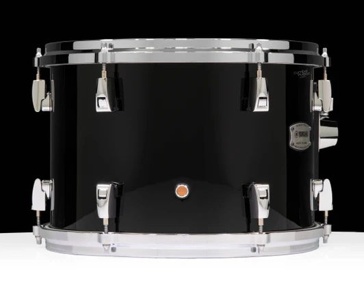 Yamaha PHX 13”x9” Tom – Solid Black w/ Chrome (PHXT-1309MSOB) back view