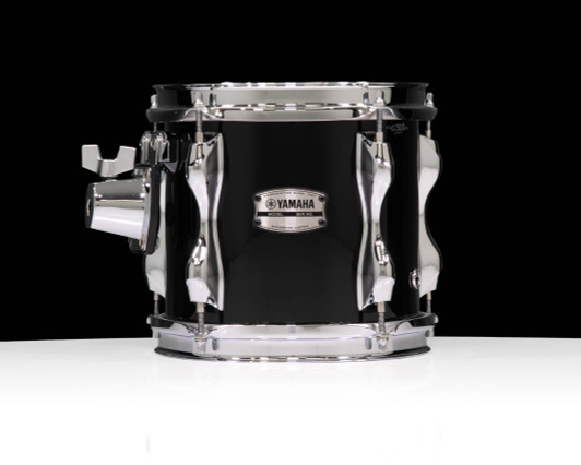 Yamaha Recording Custom 8”x7” Tom – Solid Black (RBT-0807SOB) front view