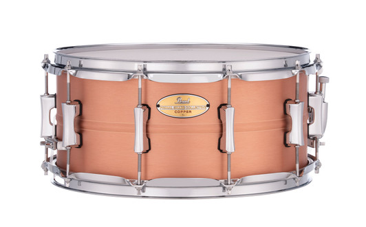 Pearl Primal Collective 14x6.5 Copper Snare facing forward