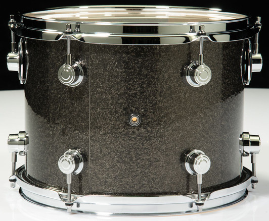 DW Performance Series Drums Pewter Sparkle 9x12 back view