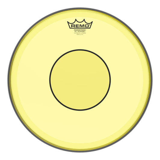 Remo Powerstroke 77 Colortone Yellow Drumhead, 13"