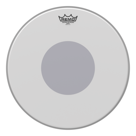 Remo Controlled Sound Coated Black Dot Drumhead - Bottom Black Dot, 16"
