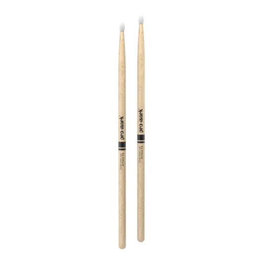 Promark Classic Attack 7A Shira Kashi Oak Drumstick, Oval Nylon Tip product image