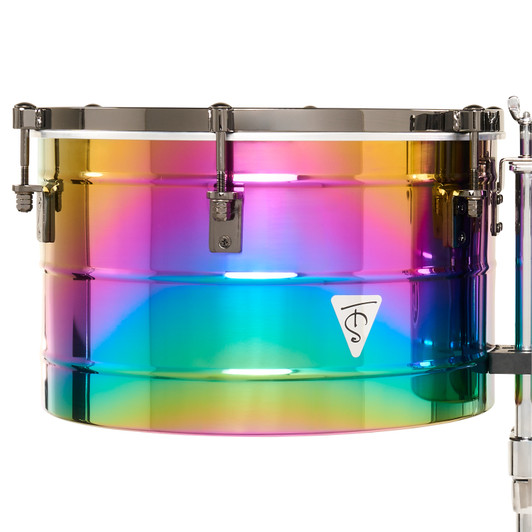 Latin Percussion Tony Succar 15-16 Thunder Timbale Rainbow Black Nickel product image 4