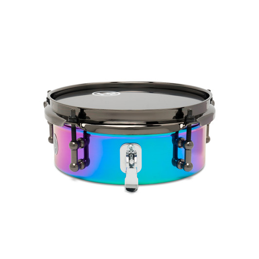 Latin Percussion Tony Succar 8" Micro Snare Rainbow Black Nickel product image 3