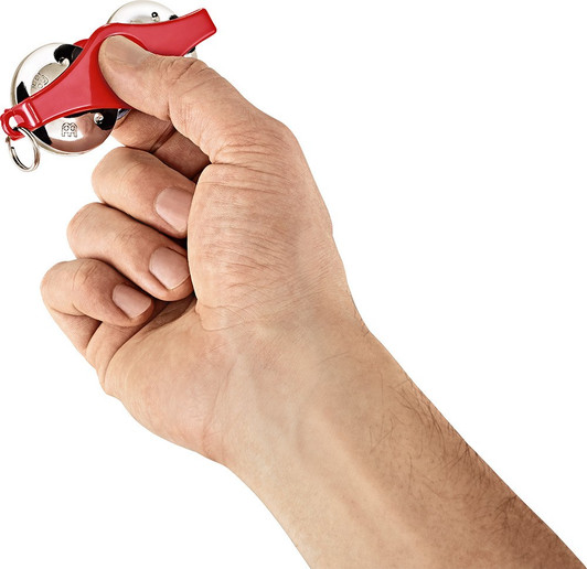 Meinl Percussion Key Ring Tambourine - Red product image
