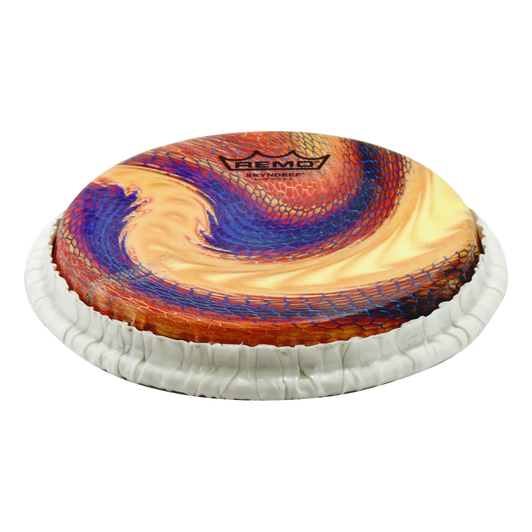 Remo Tucked Skyndeep Bongo Drumhead - Serpentine Day Graphic, 7.15" product image