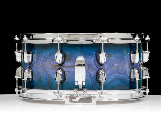 Mapex Saturn VI 14 x 6.5 Snare Drum Cobalt Burst side view