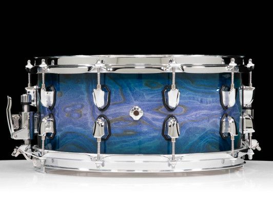 Mapex Saturn VI 14 x 6.5 Snare Drum Cobalt Burst back view