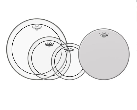 Remo ProPack Clear Pinstripe/Coated Ambassador Drumhead Pack, 10"/12"/14"/16"