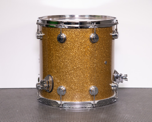 Used DW Collector's Series Gold Glass 14" Floor Tom