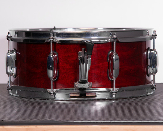 Used Tama Rockstar 5" x 14" Snare Drum - Cherry Stain