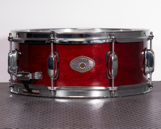 Used Tama Rockstar 5" x 14" Snare Drum - Cherry Stain