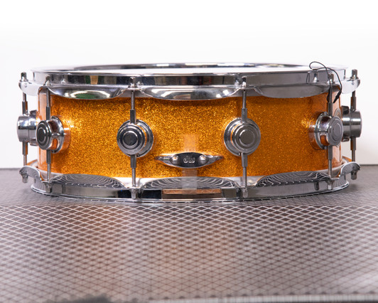 DW Collector's Series Maple Snare 5x14 - Orange Sparkle