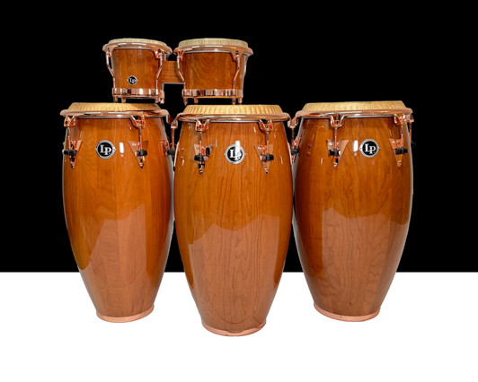 LP Percussion Cherry Congas, Bongos and More Bundle - New Orleans Jazz Fest 2026