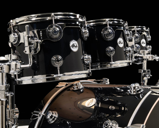 DW Collector's Series SSC Maple Kit -  Gloss Black closeup