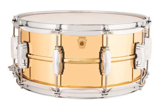 Ludwig Bronze Phonic 6.5”x14” Snare Drum – Polished Bronze Shell (LB552)