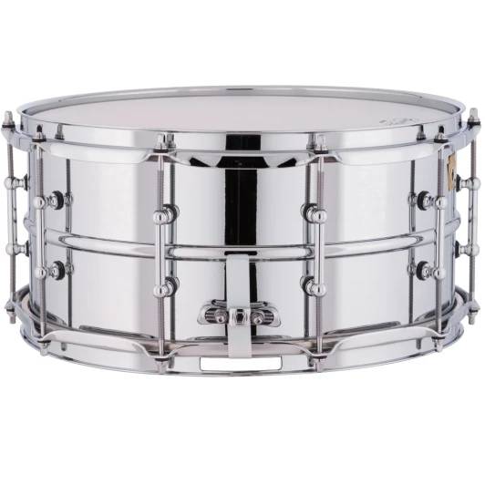 Ludwig Supraphonic 6.5”x14” Snare Drum w/ Tube Lugs – Chrome Over Aluminum (LM402T)